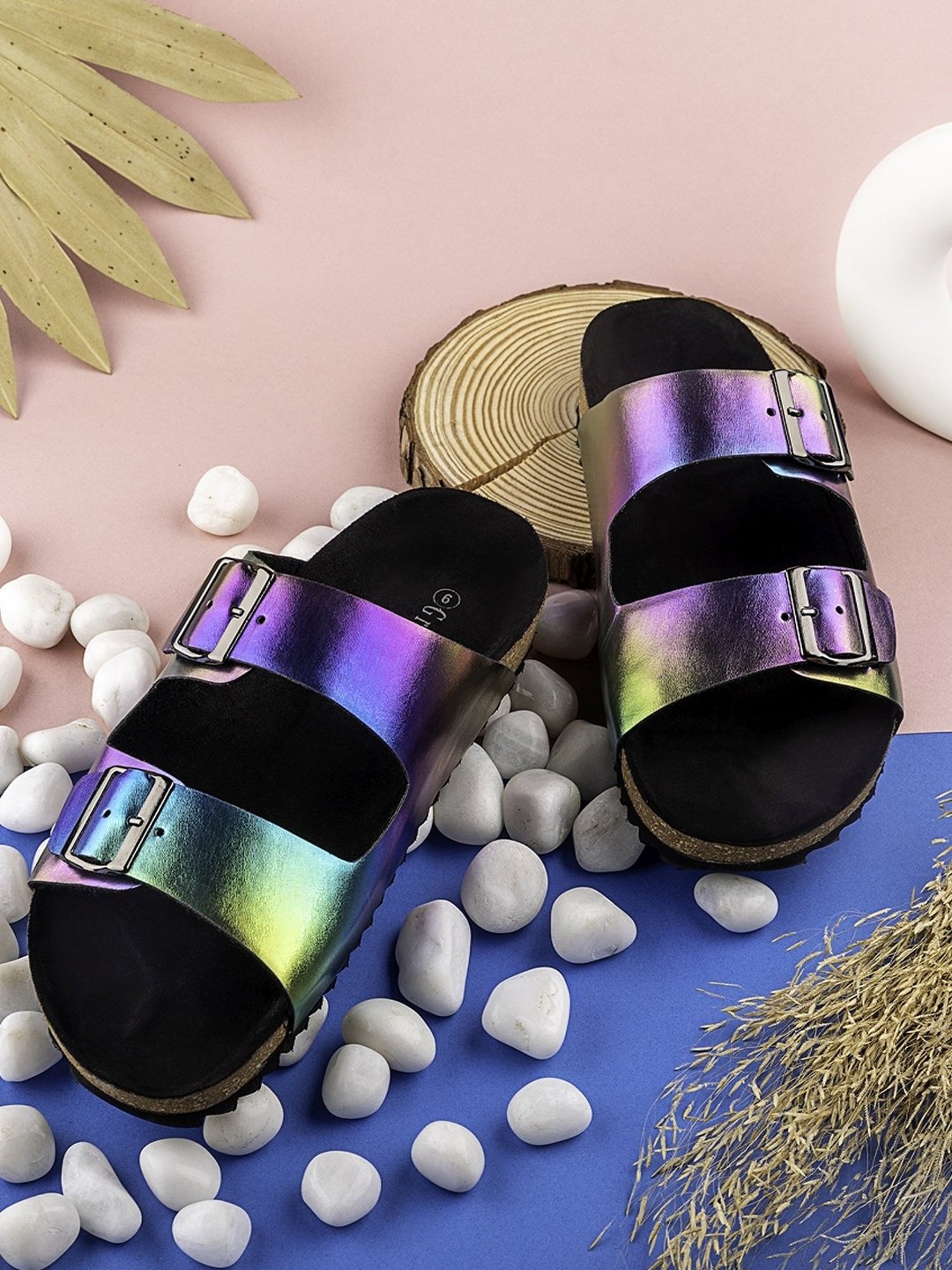 Griffin Men's MARSHMELLOW BEACH Multicolor Casual Sandals