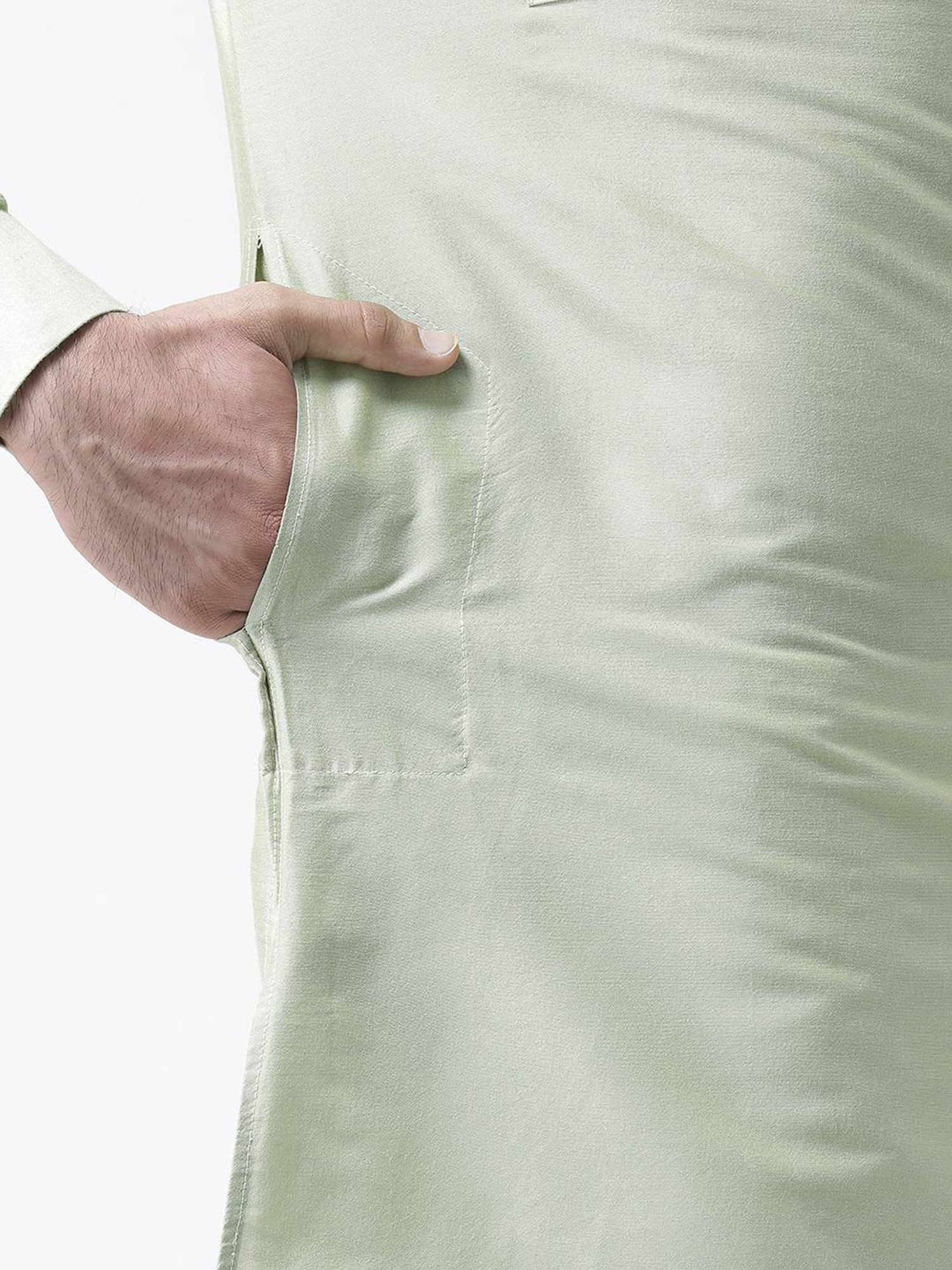 KISAH PLUS Green Regular Fit Kurta Bottom Set