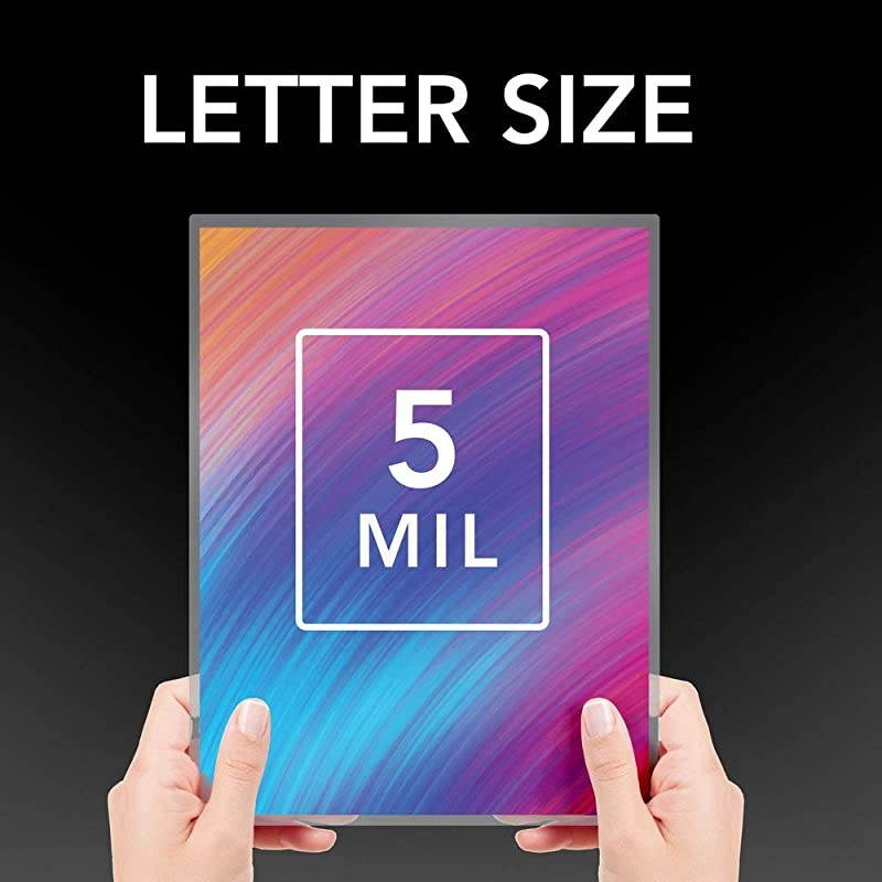 Thermal Laminating Sheets / Pouches, Letter Size, 5 Mil, EZUse, 10 Pack (3747324)