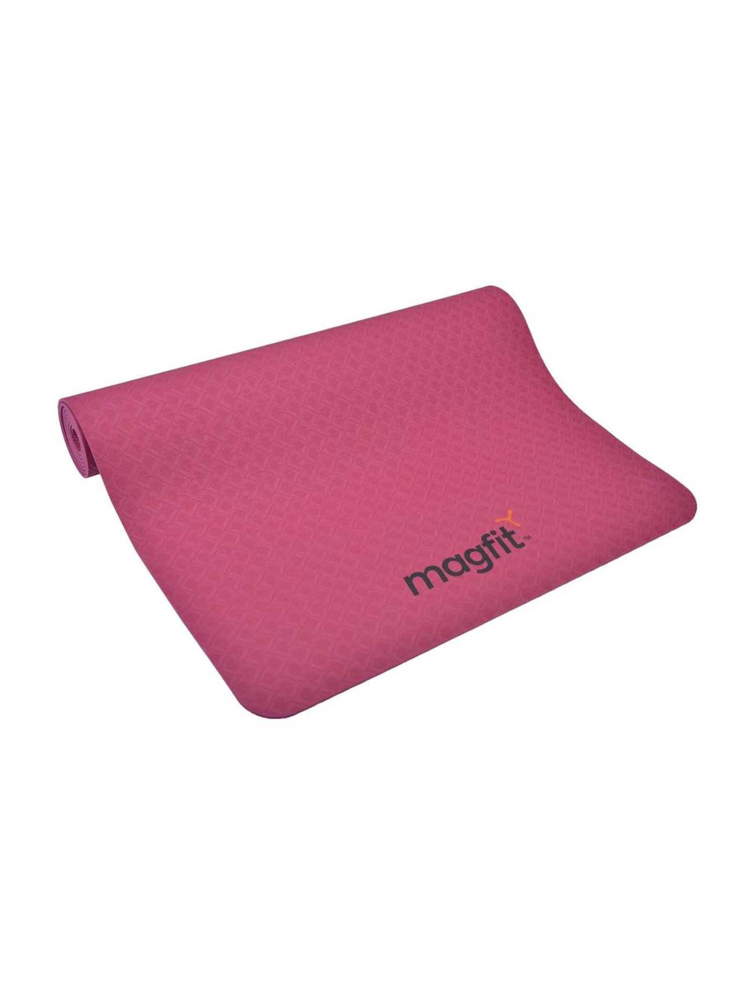 MagFit Purple TPE Yoga Mat with Mat Bag (4 mm)