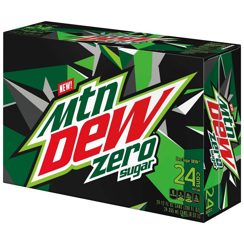 Mountain Dew Zero Sugar - 24pk/12 fl oz Cans
