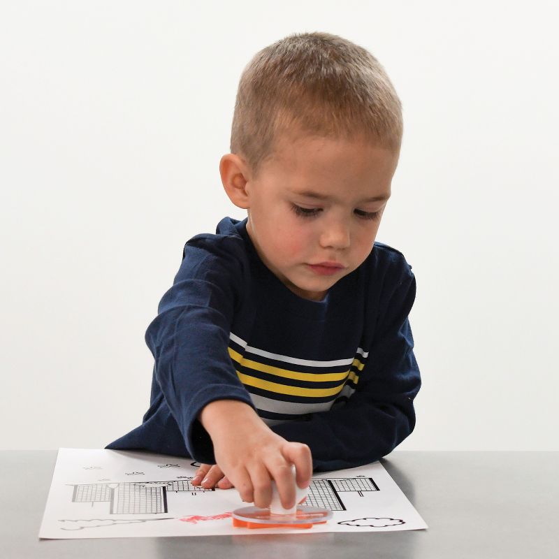 Ready 2 Learn  Giant Stampers - Emergency Vehicles - Set of 6