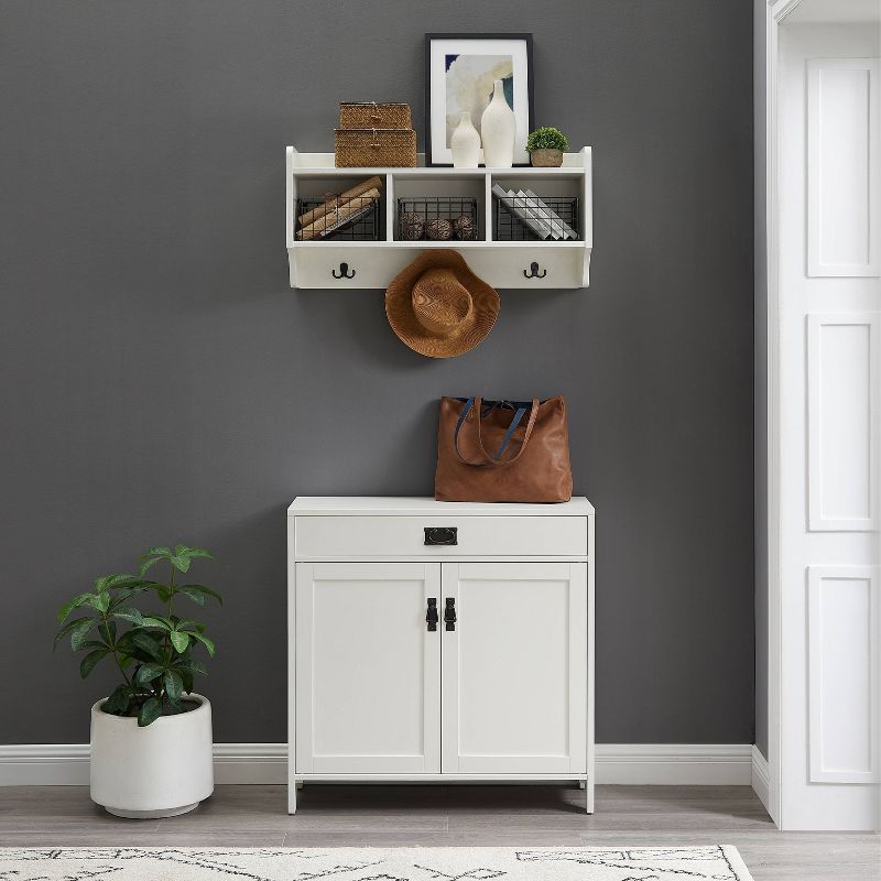 2pc Fremont Entryway Set White - Crosley