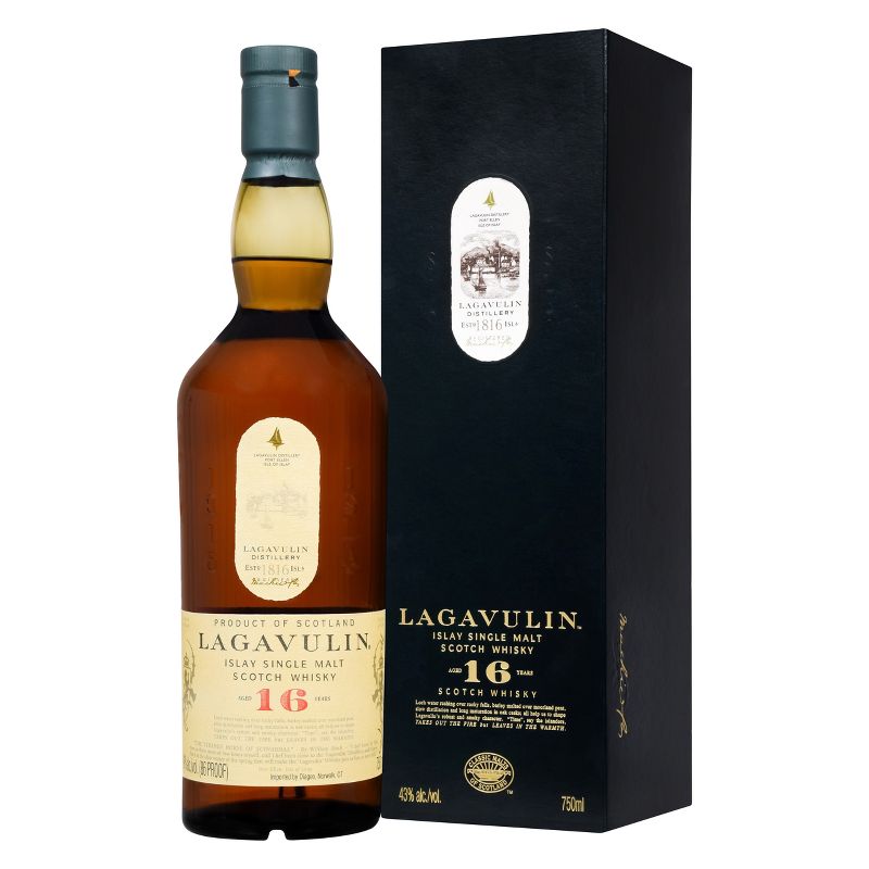 Lagavulin 16yr Islay Single Malt Scotch Whisky - 750ml Bottle