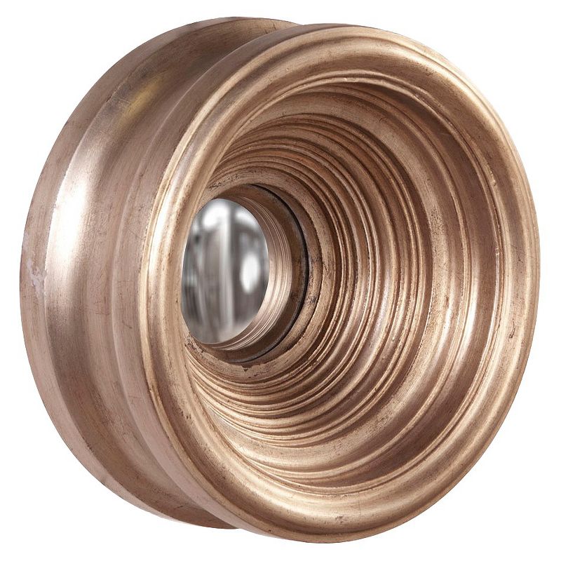 Round Howard Elliot Small Silas Silver Decorative Wall Mirror Light Silver - Howard Elliott