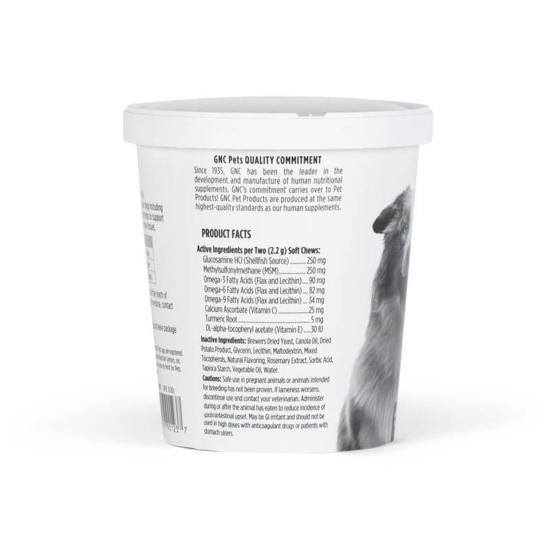 GNC Essential Hip & Joint Dog Soft Chews - 60ct