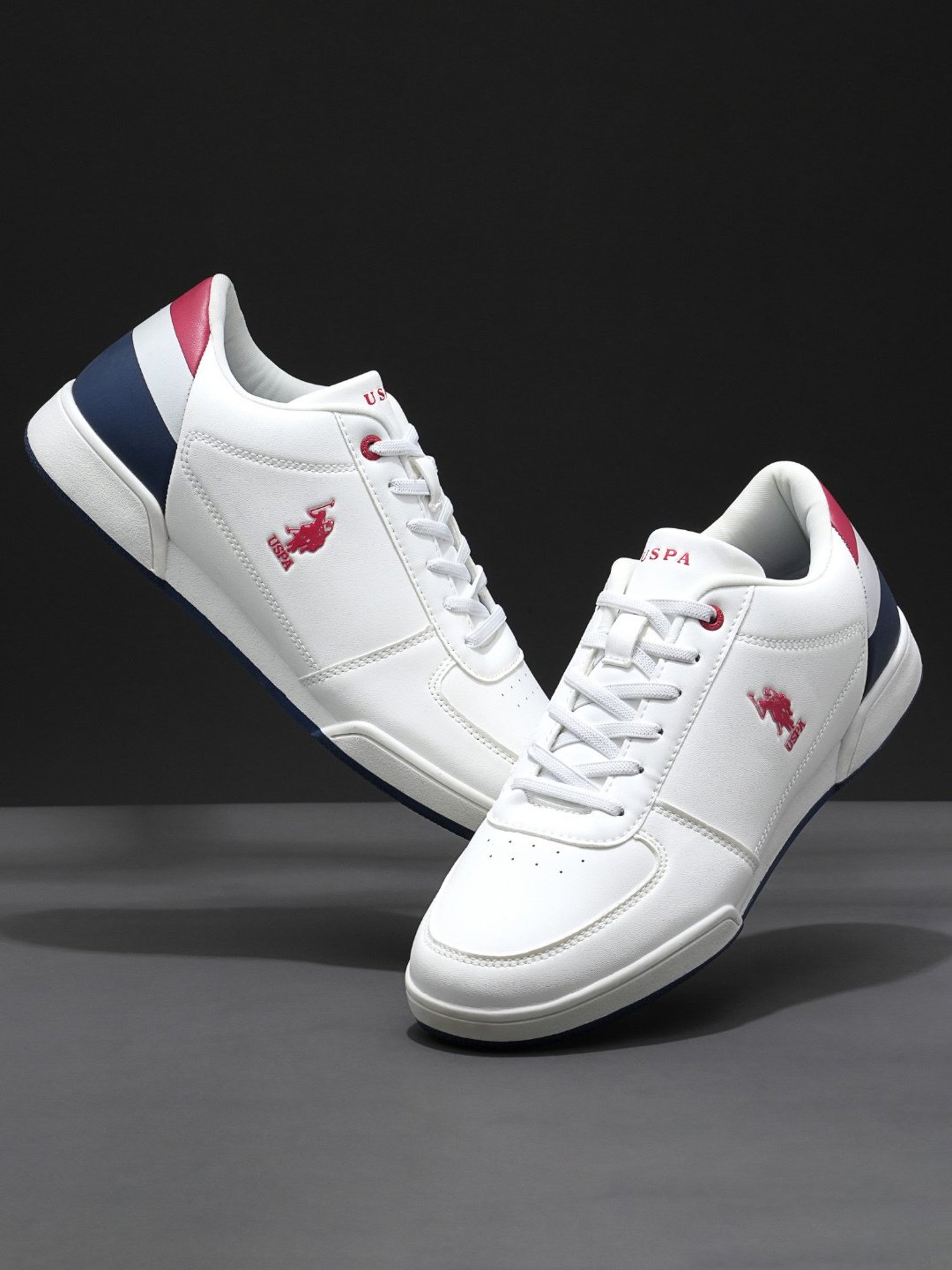 U.S. Polo Assn. Men's JAN White Casual Sneakers