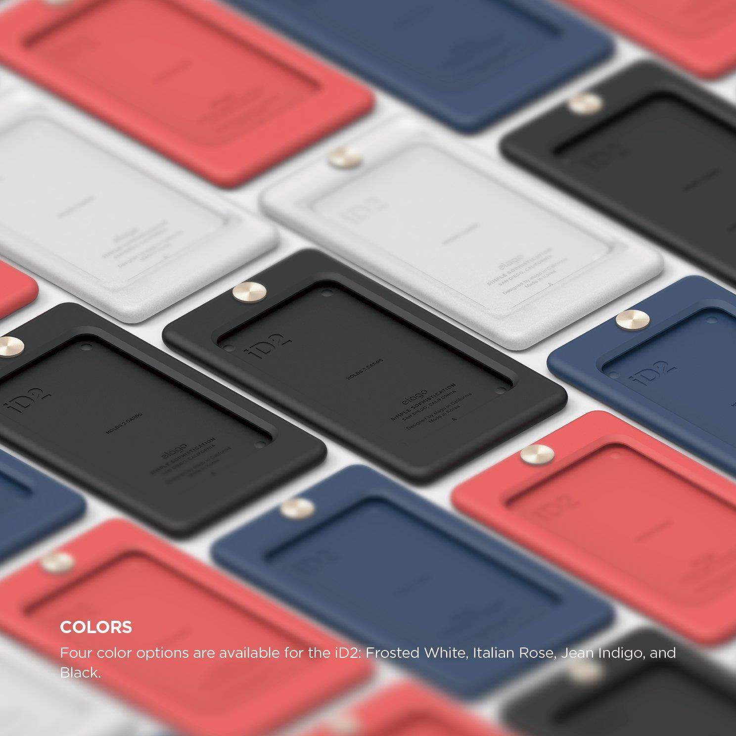 elago ID2 Silicon ID Card Holder (Able to Hold 2 Cards) (Italian Rose)