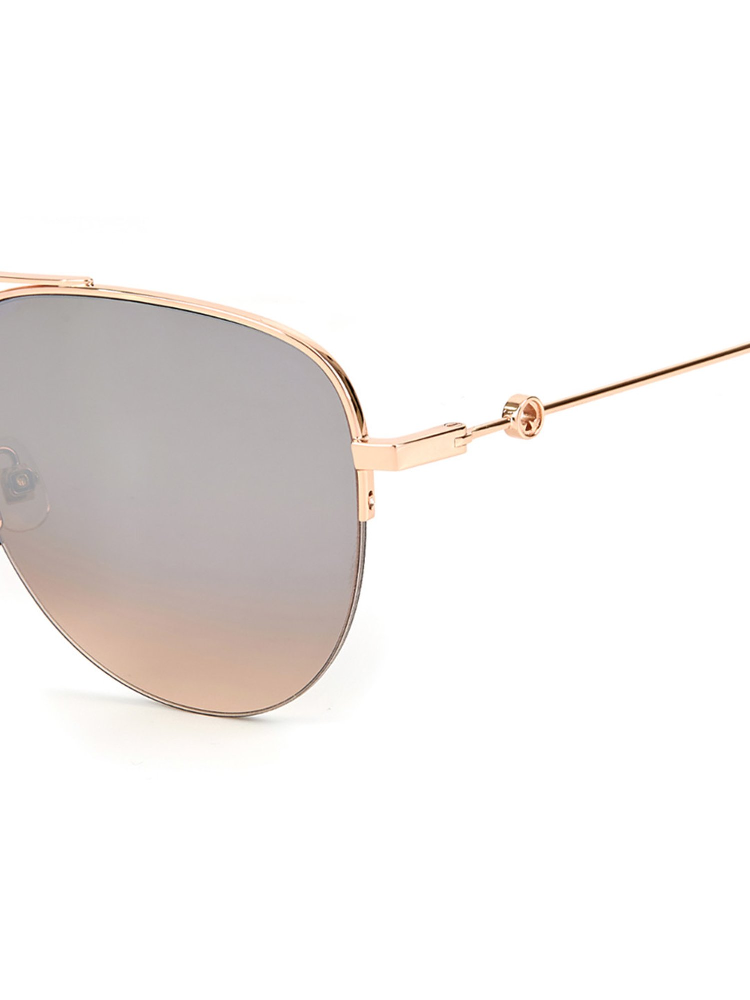 Kate Spade Silver Aviator Sunglasses For Women