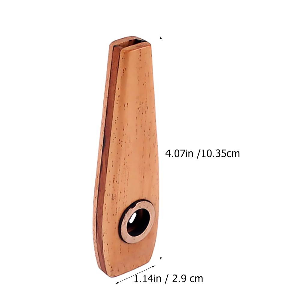 Orff Instruments Wooden Kazoo Ukulele Guitar Partner Wood Harmonica Flutes