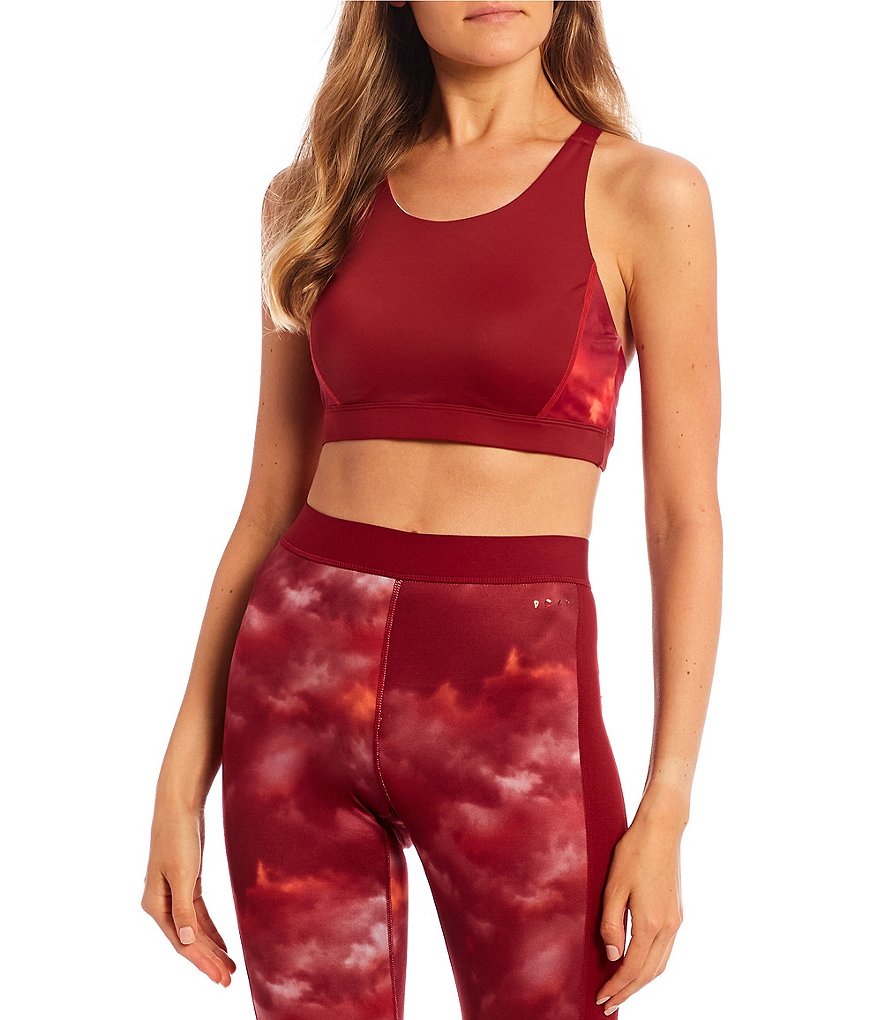 Roxy Mermaid Squad Printed Sports Bra