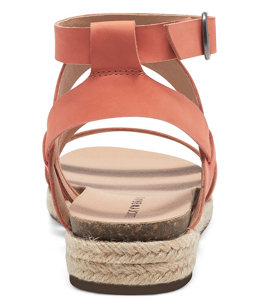 Lucky Brand Glaina Nubuck Espadrille Sandals