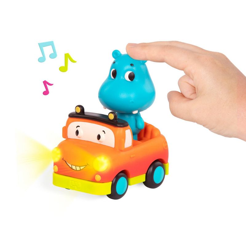 Land of B. Light-Up Toy Hippo & Truck Sunny & Muddy Miles