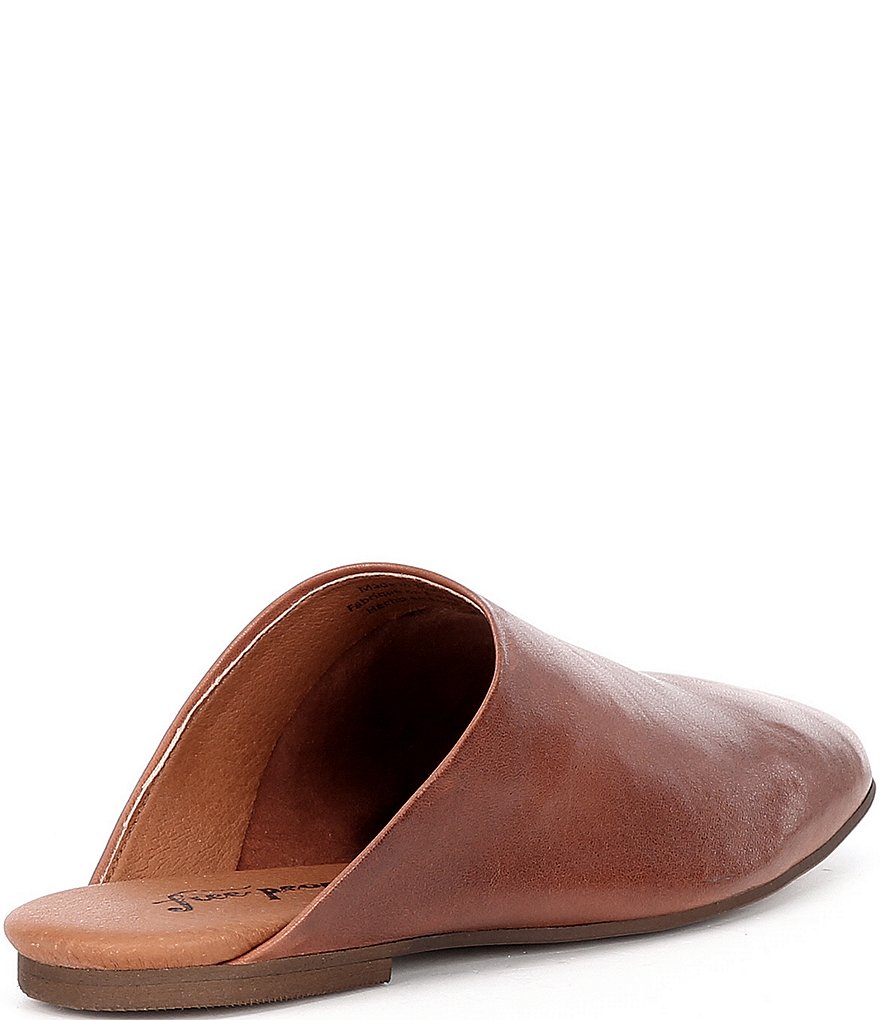 Free People Reese Leather Flat Mules