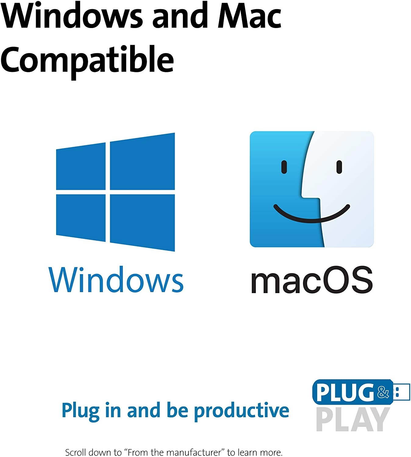 Kensington Orbit Wireless Trackball Mouse with Touch Scroll Ring (K72352US)Black