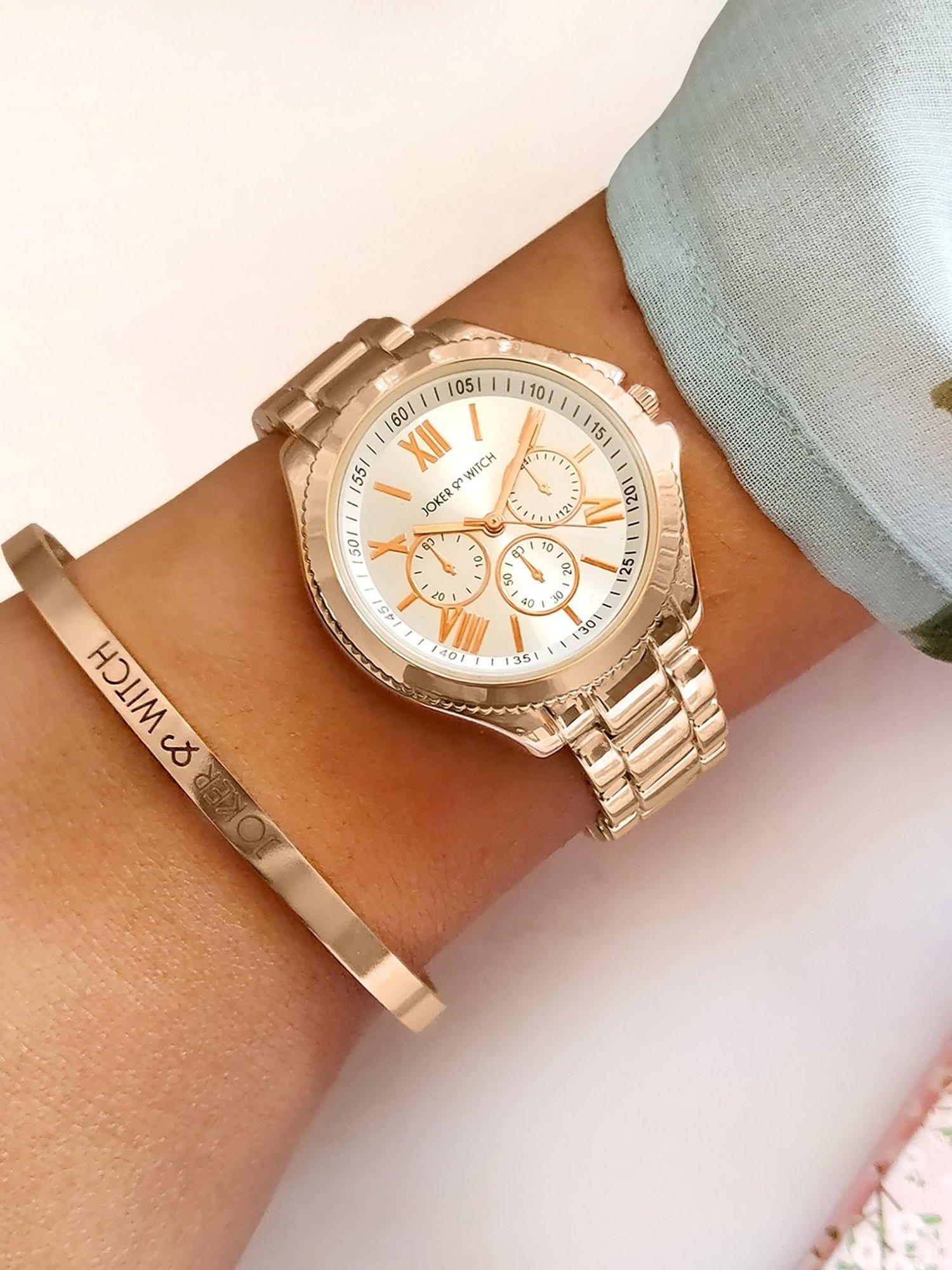 Joker & WItch JWLT582 Analog Watch for Women With Ring, Bracelet