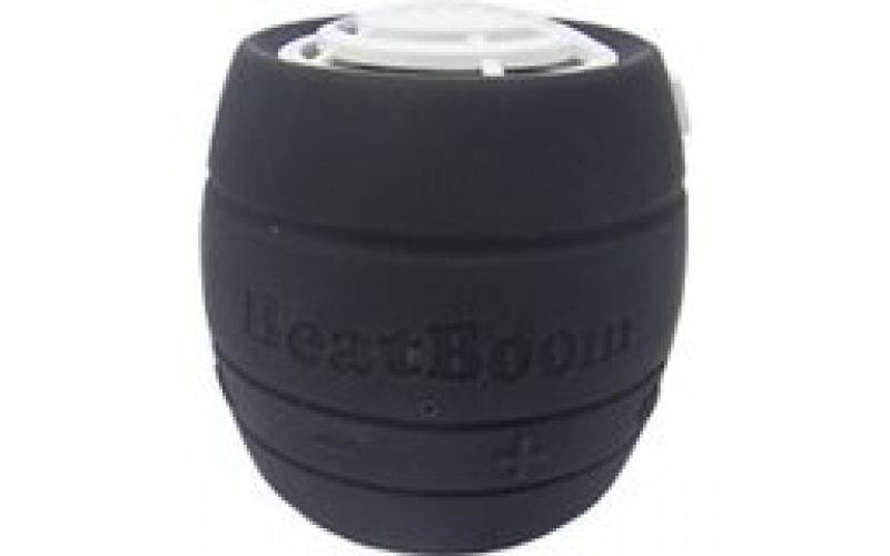 BeatBoom Portable Bluetooth Speaker System - Black, White - Battery Rechargeable - USB