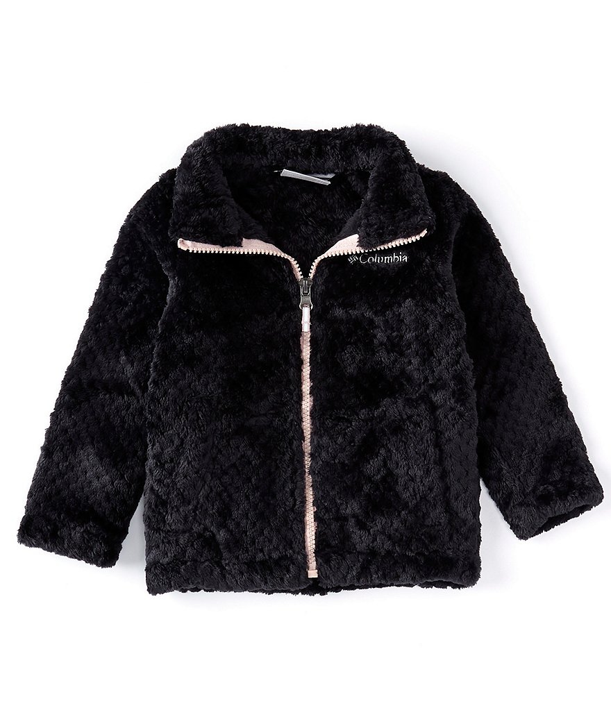 Columbia Baby Girls 3-24 Months Benton Springs Solid Fleece Zip Front Jacket