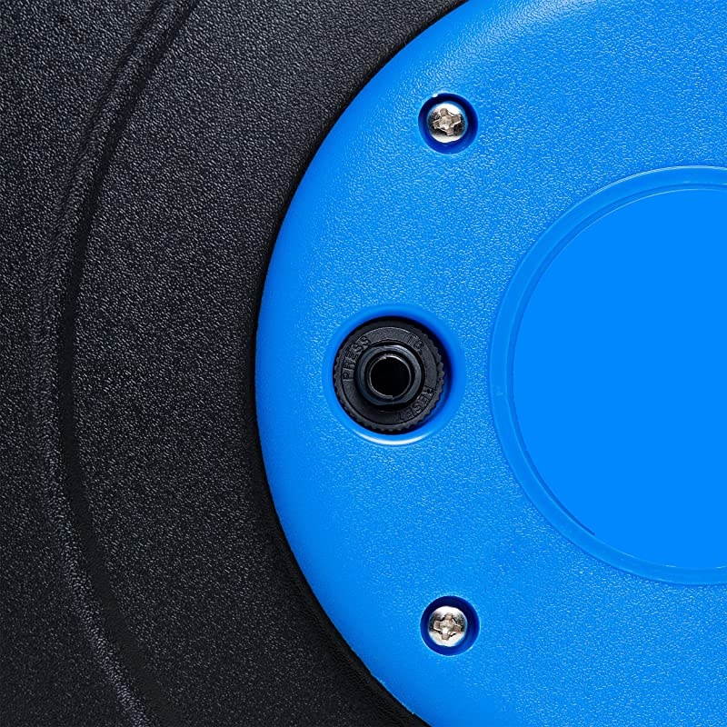 50 ft Retractable Extension Cord Reel Ceiling or Wall Mount 14 Gauge Blue and Black