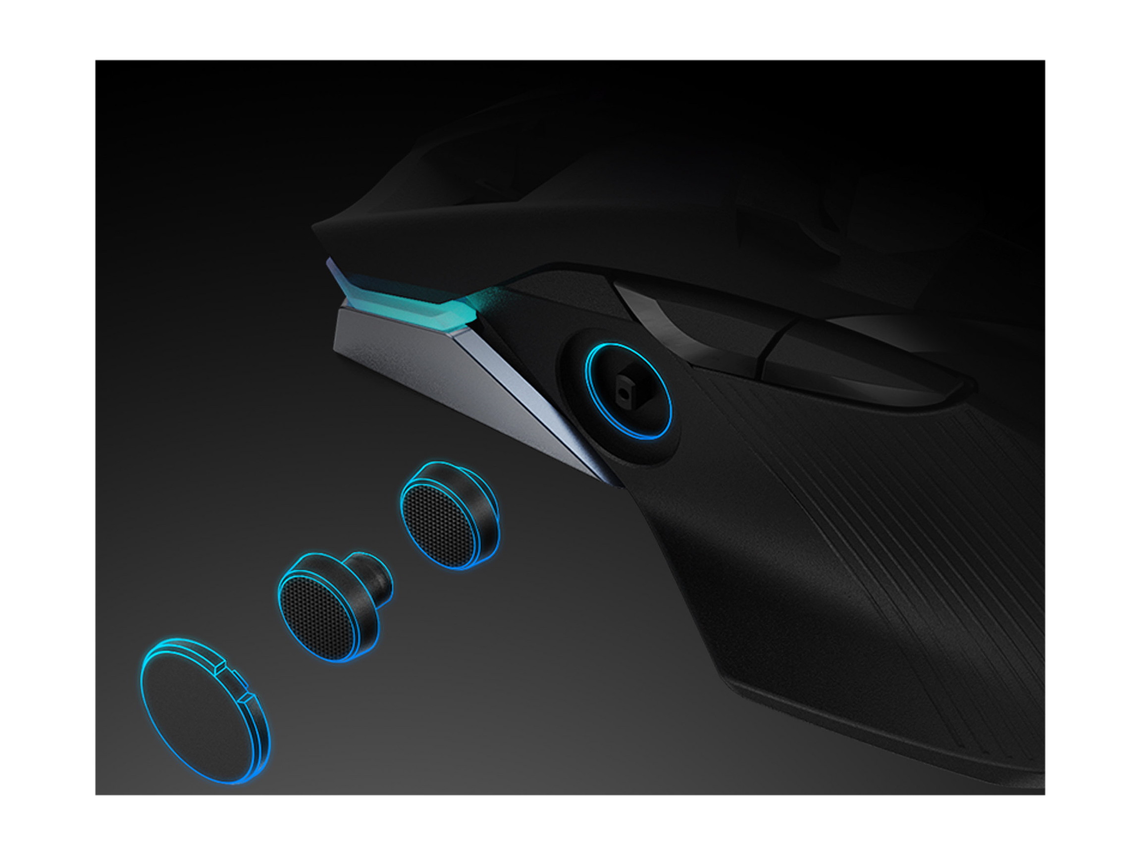 Orzly Grips compatible with Nintendo Switch Joy-Cons for Extra Comfort - TWIN PACK (2x BLACK) Universal Sided Grip Attachments for use with Nintendo Switch Joy-Cons