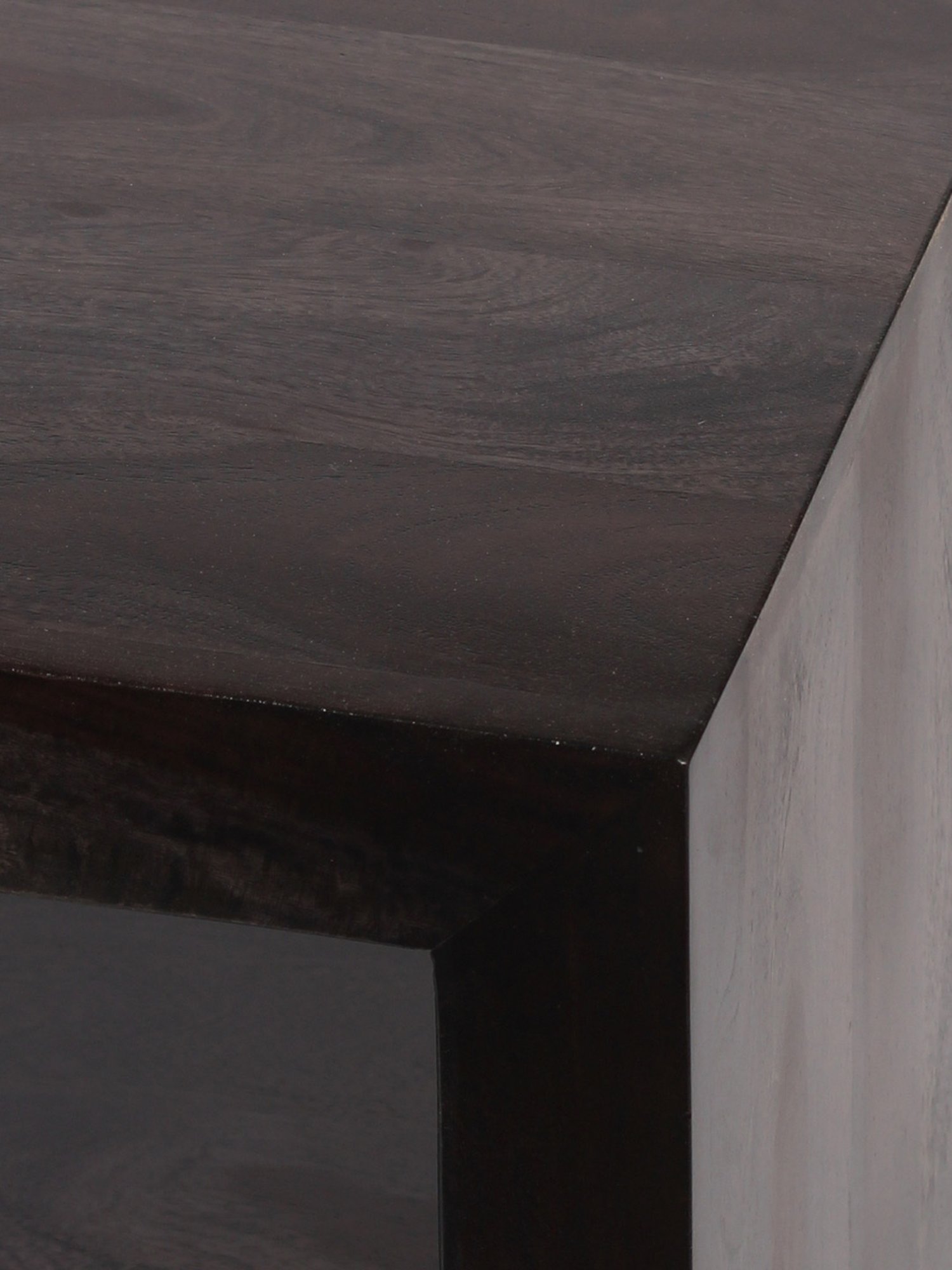 Ikiriya Kassel Dark Brown Wood Coffee Table for Living Room