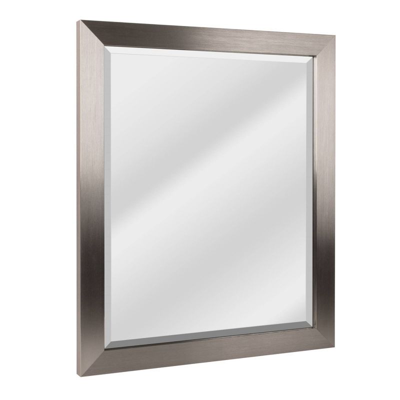 26" x 32" Modern Brushed Frame Mirror Nickel - Head West