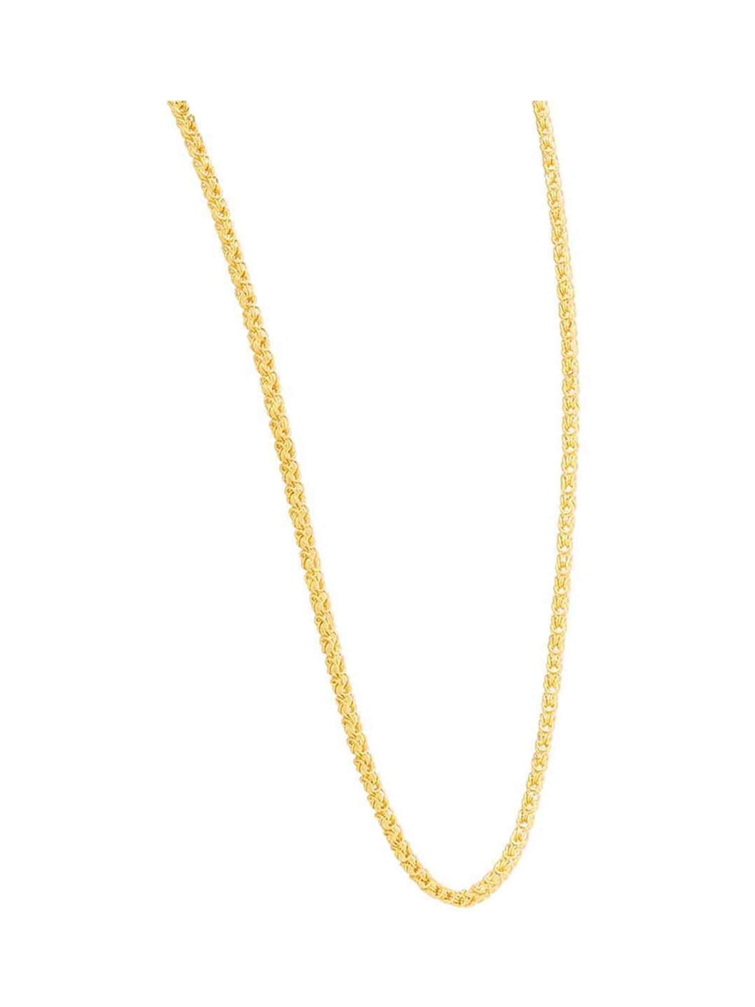 Waman Hari Pethe Jewellers BIS Hallmark 18k Yellow Gold Chain