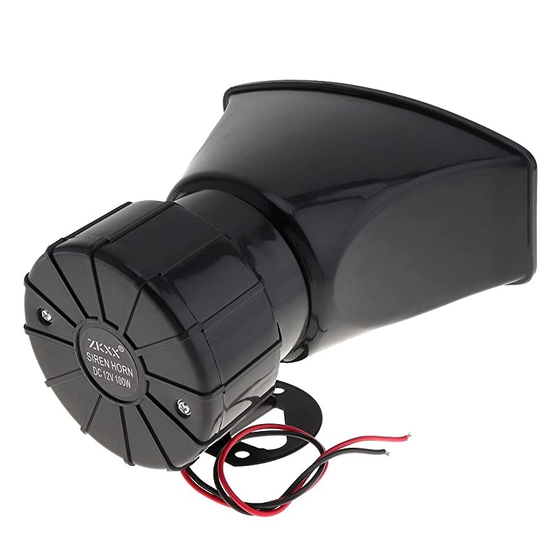7 Tone Sound Loud Car Siren Vehicle Horn Hooter/Ambulance/Siren/Traffic Sound with Black Remote Controller 12V 100W
