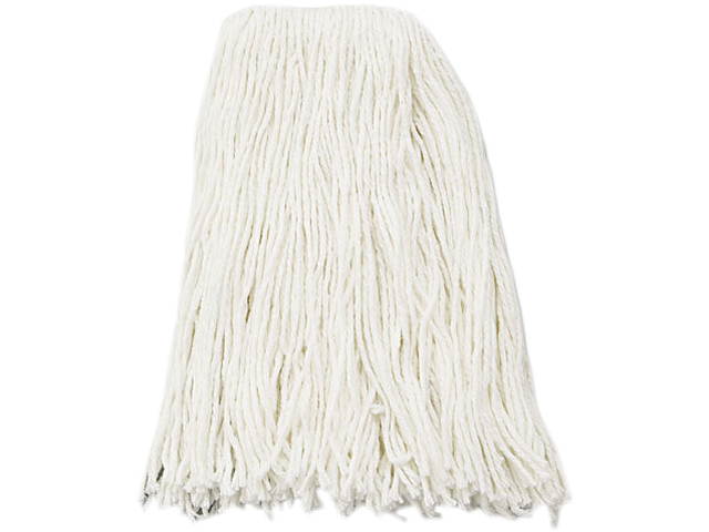 UNISAN 216RCT Premium Cut-End Wet Mop Heads, Rayon, 16-oz., White, 12/Carton