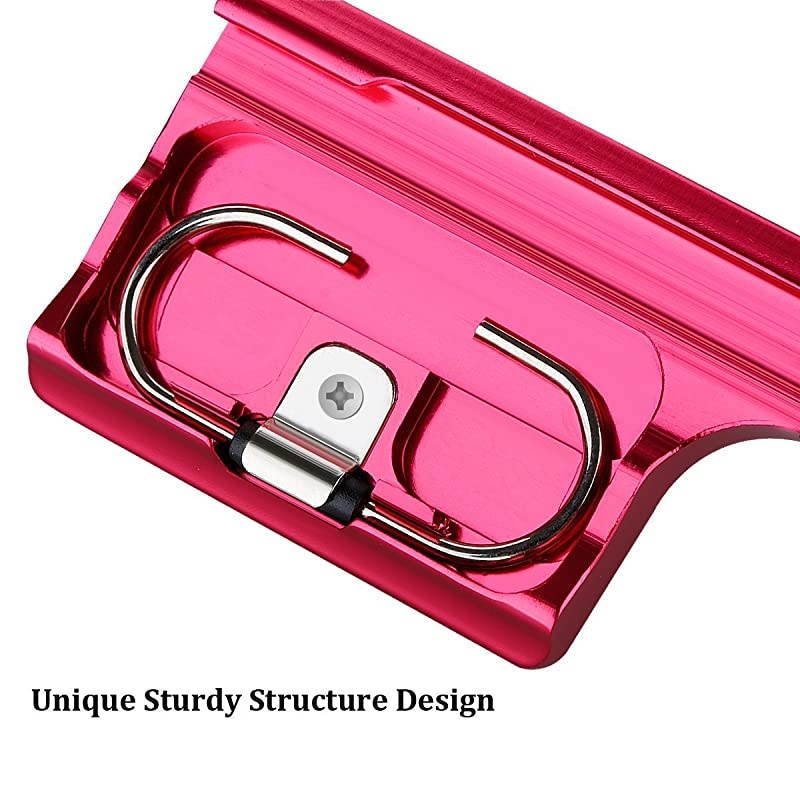 Aluminum Replacement Latch Rear Snap Lock Buckle for Gopro Hero4 Hero3+ Cameras Standard Waterproof Skeleton Housing Red