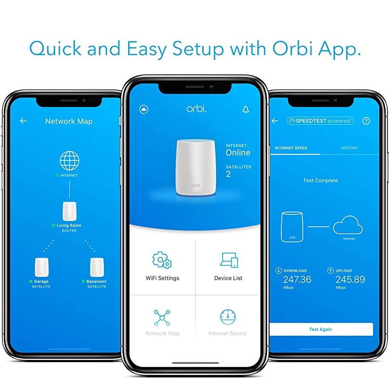 Orbi Home Mesh WiFi System RBK50 Renewed