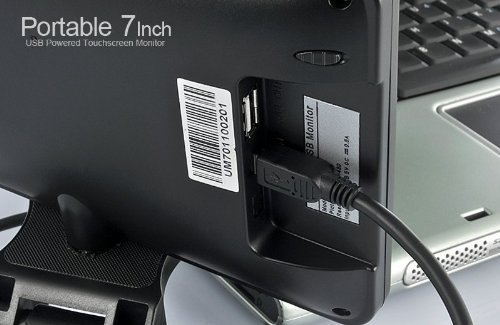 Feelworld New Portable 7 Inch TFT LCD 4 Wire Resistive USB Powered Touchscreen Monitor for Computers