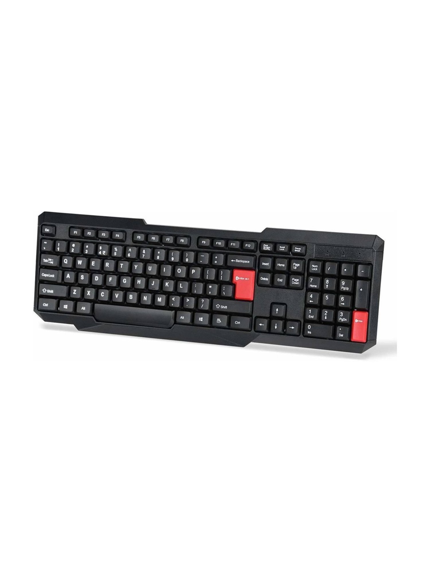 Enter E-WKB-A Wireless Keyboard & Mouse Combo Set for Computer (Black)