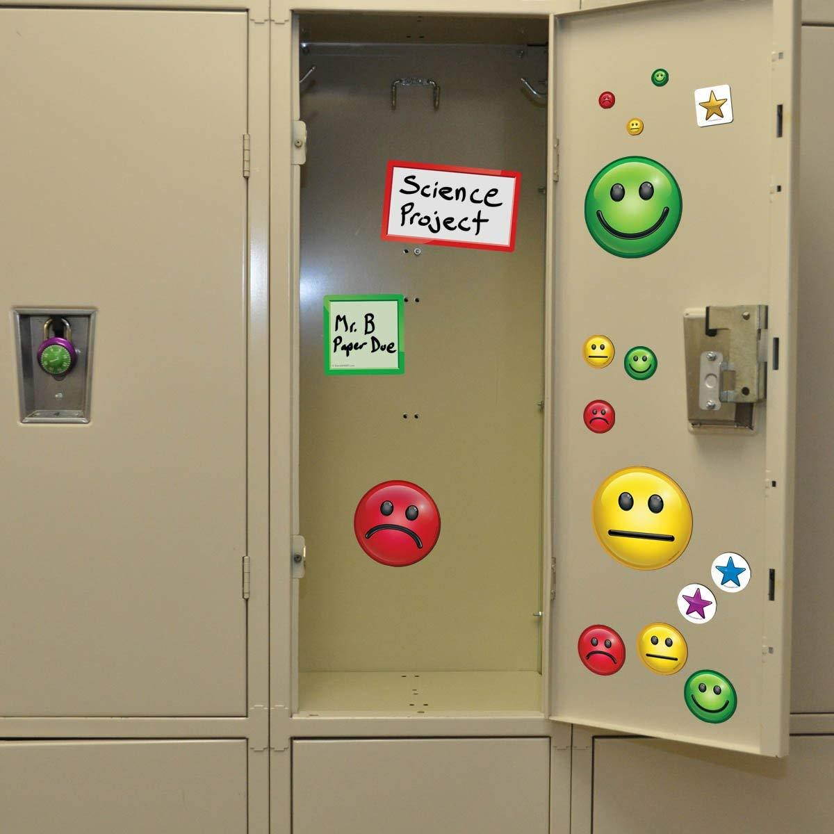 StoreSMART - 3" Mood Magnets for Status Visualization - 15-Pack - FACE3-VP-15