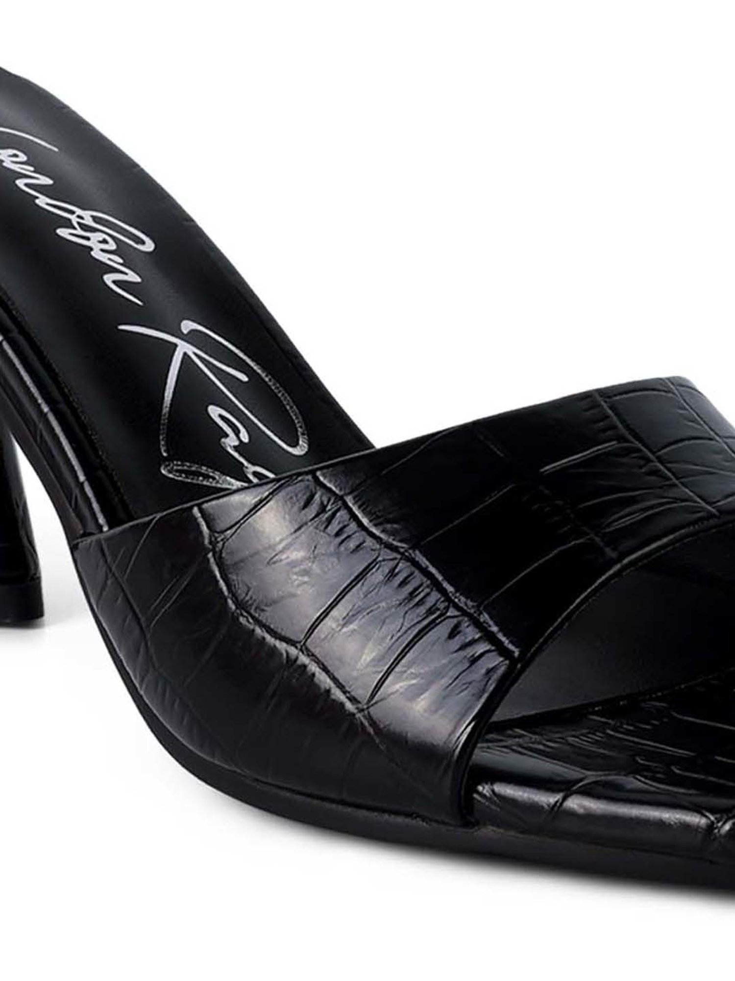 London Rag Women's Black Casual Sandals