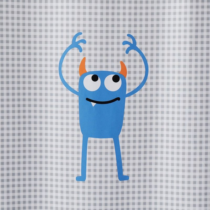 SKL Home Monsters Design Creature Shaped Bright Colores With High/Low Tufting Rug - 27x27", Multi