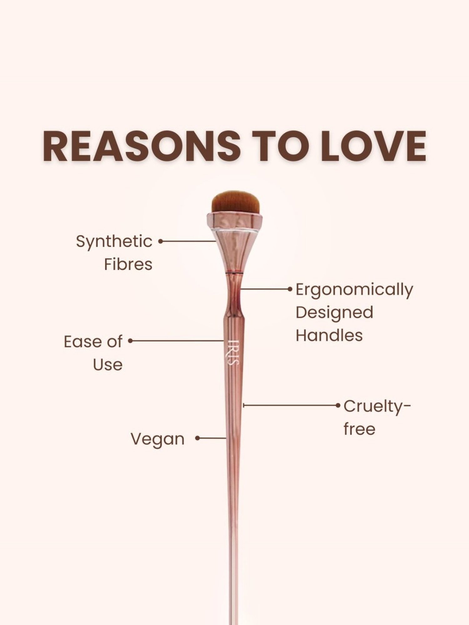 Iris Cosmetics Luminous HD Highlighter Brush