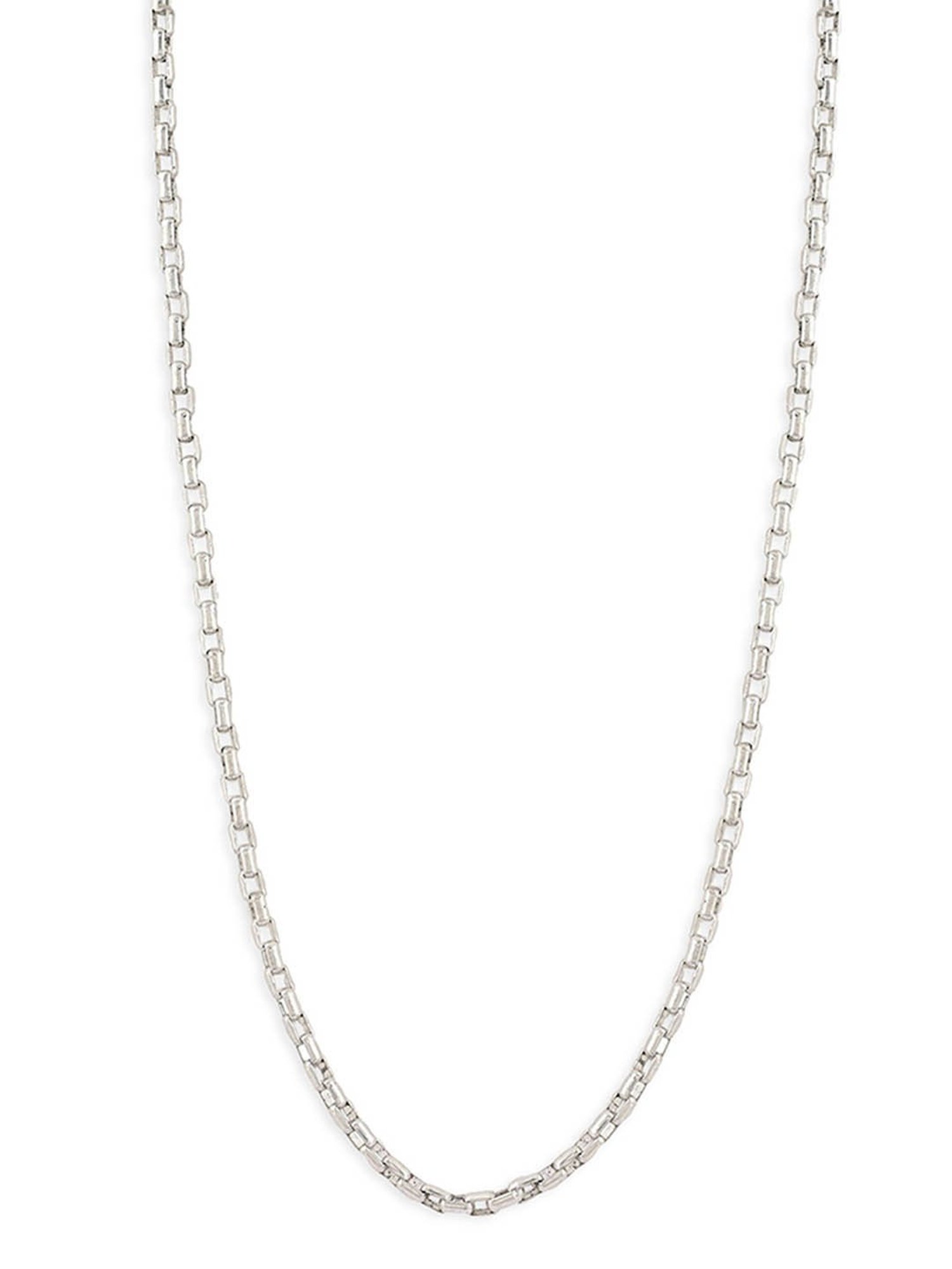 The Bro Code Silver Chain Linked choker Neckalce Chain for Men