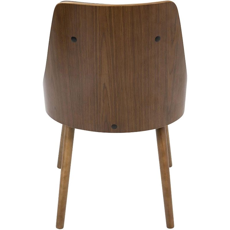 Gianna Dining Chair - Walnut, Brown - LumiSource