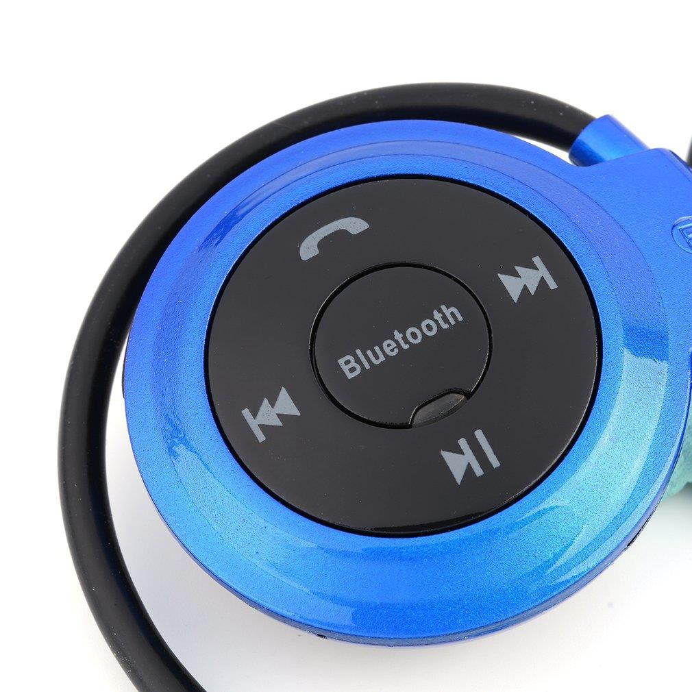 MINI503 Ear Hook Mini Sports Wireless Bluetooth Headset Hi-Fi Handsfree Stereo Earphone Headphone TF Card For MP3 Player