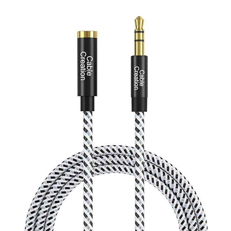 35mm Audio Extension Cable  35mm Male to Female Stereo Audio Cable with Gold Plated Connector 15Feet