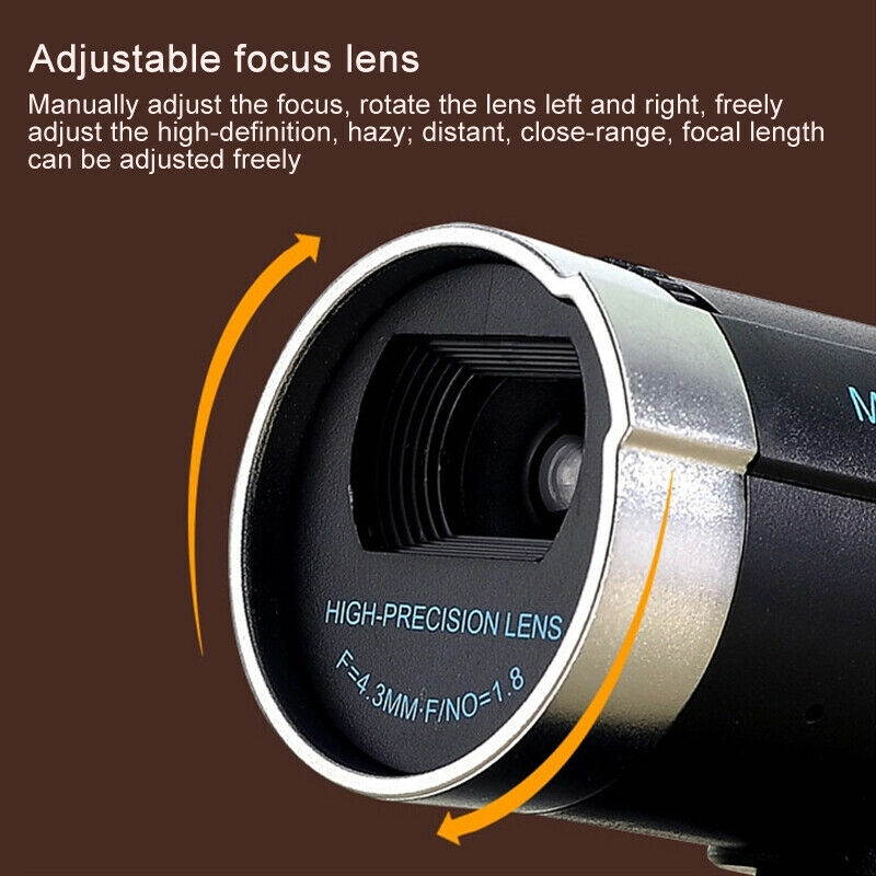 A20 USB Webcam 1.3 million HD PC Camera Web Cam 360 Degree MIC Clip-on Night  Vision For Skype Computer Desktop