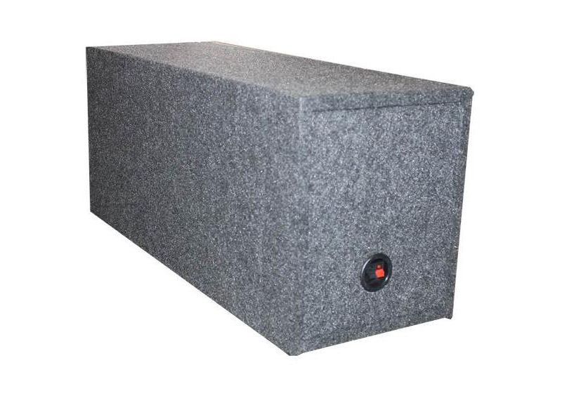 Q-POWER 10" Dual Sealed Car Audio Subwoofer Sub Box Enclosure