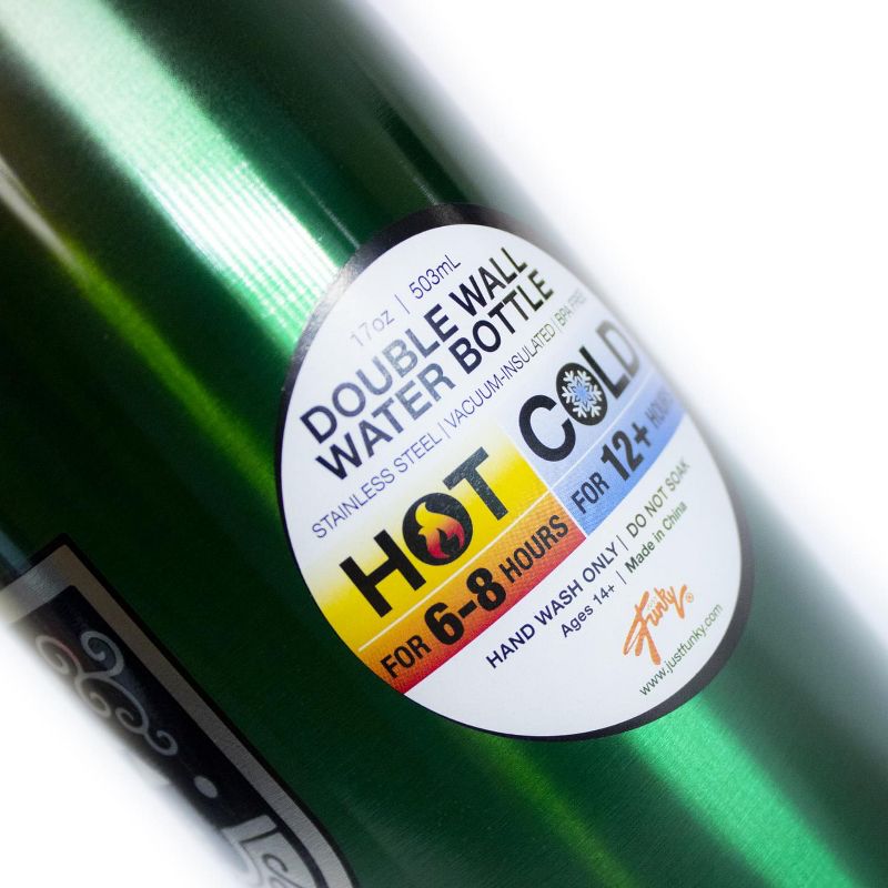 Just Funky Legend of Zelda 17oz Steel Water Bottle