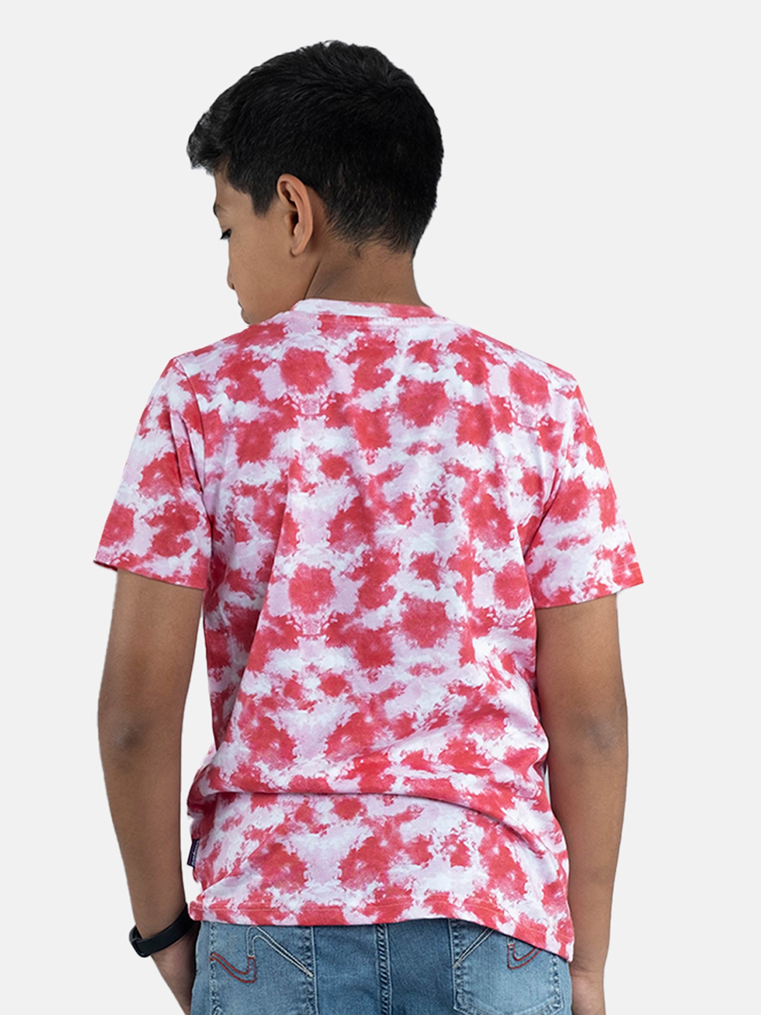 Kiddopanti Kids Red Printed T-Shirt