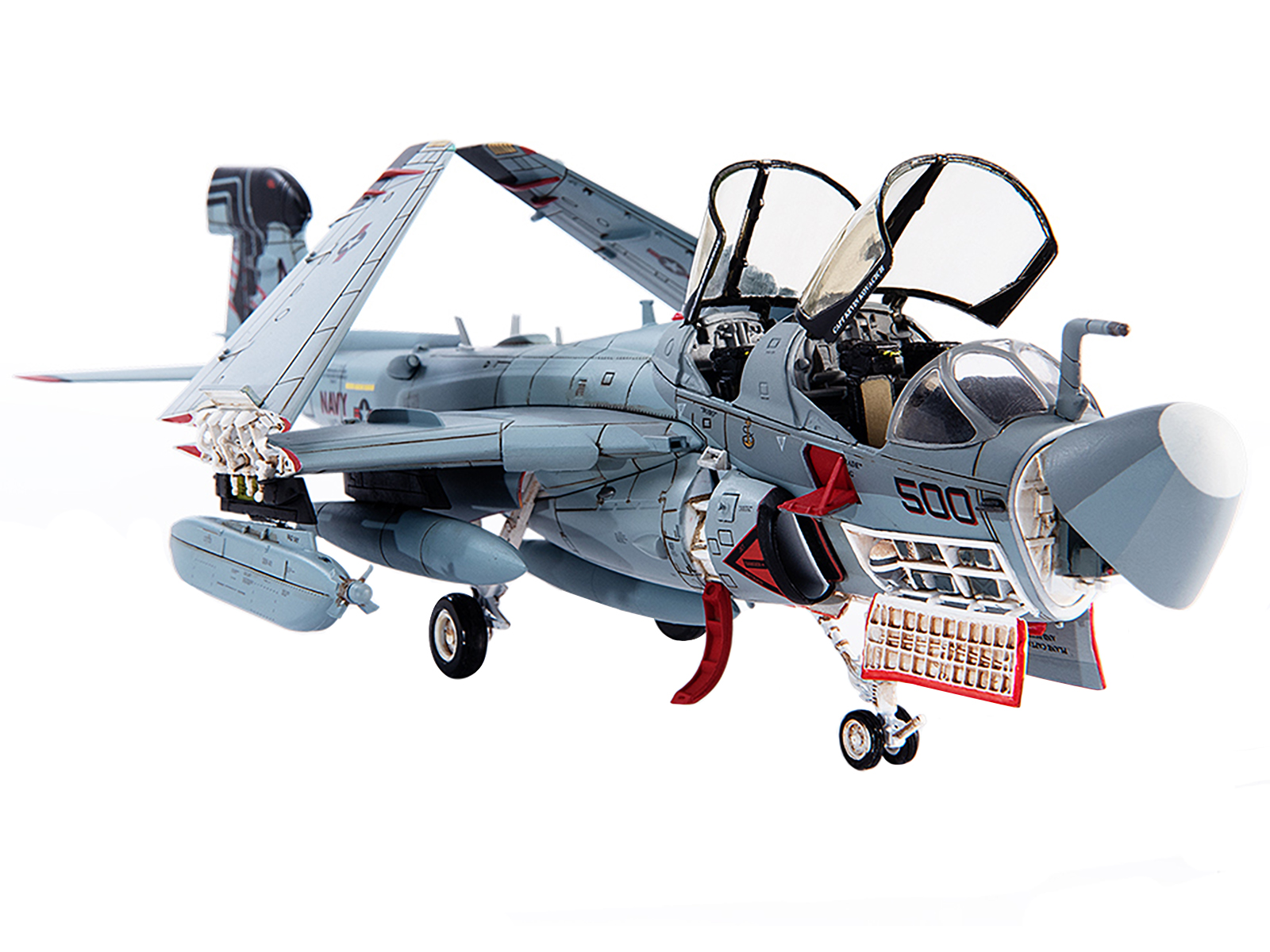 Grumman F-14B Tomcat Fighter Aircraft "VF-103 Jolly Rogers USS George Washington" (2000) United States Navy "Air Power Series" 1/72 Diecast Model by Hobby Master