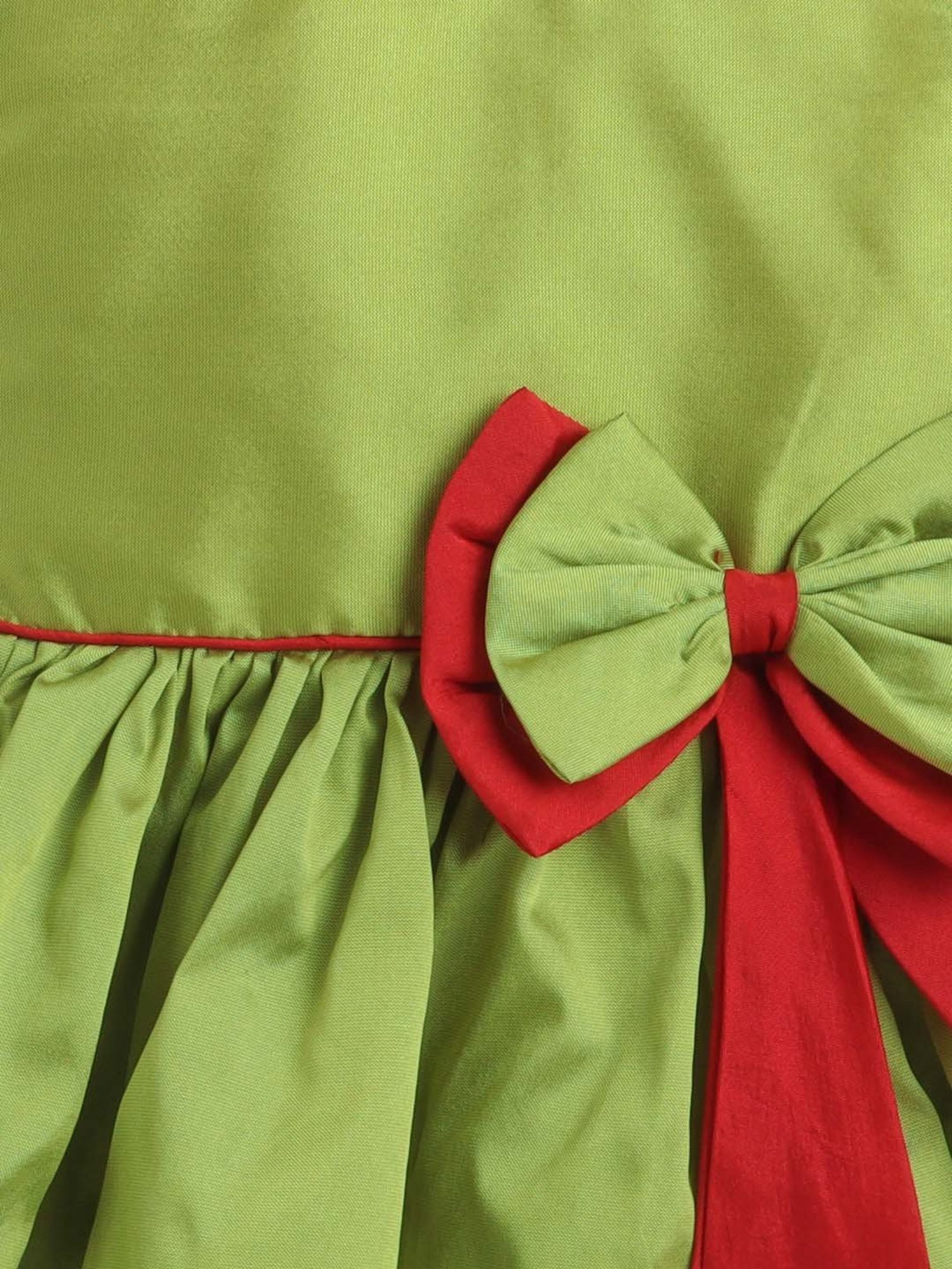 The Magic Wand Kids Green Applique Dress