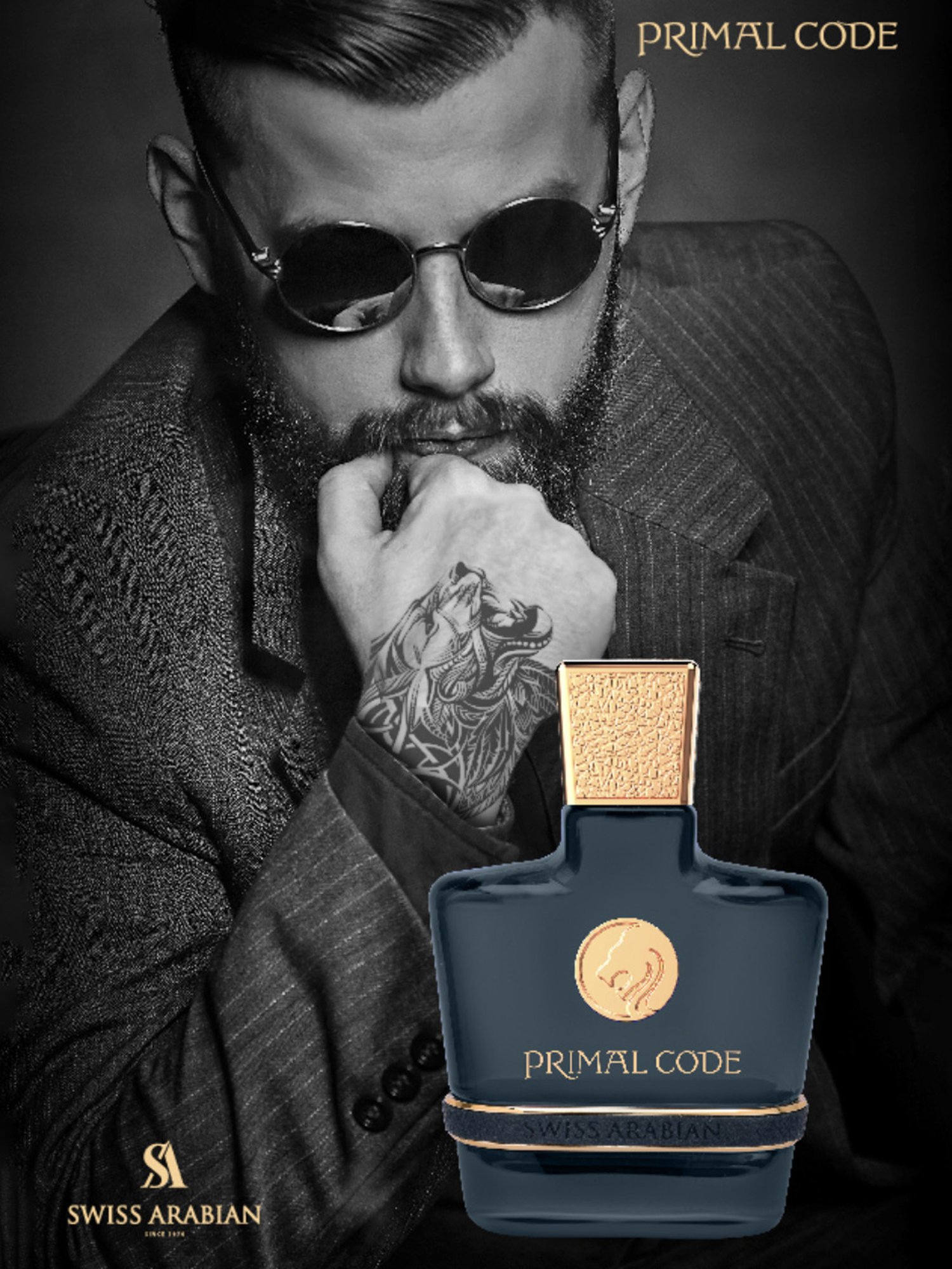 SWISS ARABIAN Primal Code Eau de Parfum for Men - 100 ml