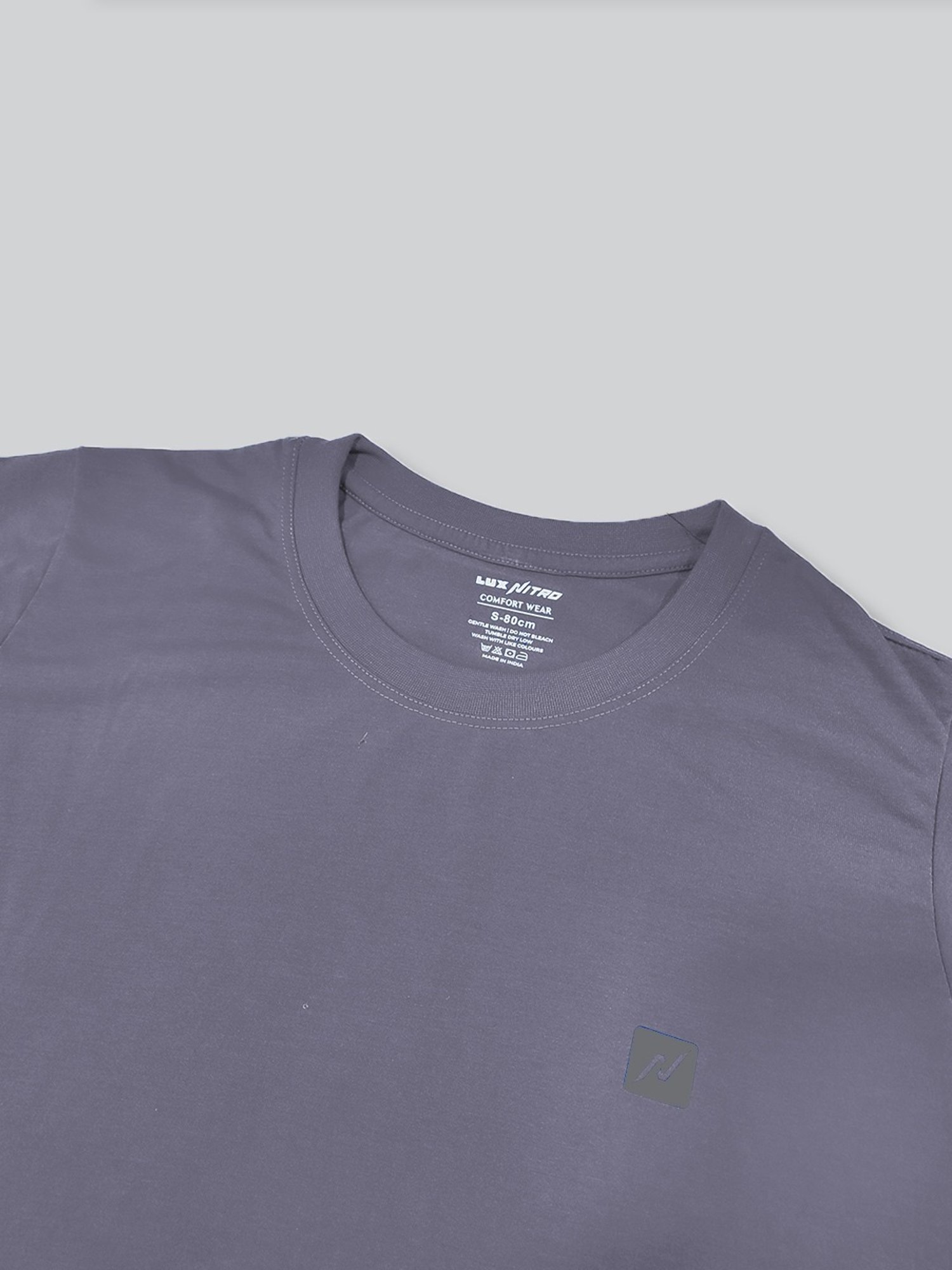 Lux Nitro Green & Purple Regular Fit T-Shirt Pack of - 2