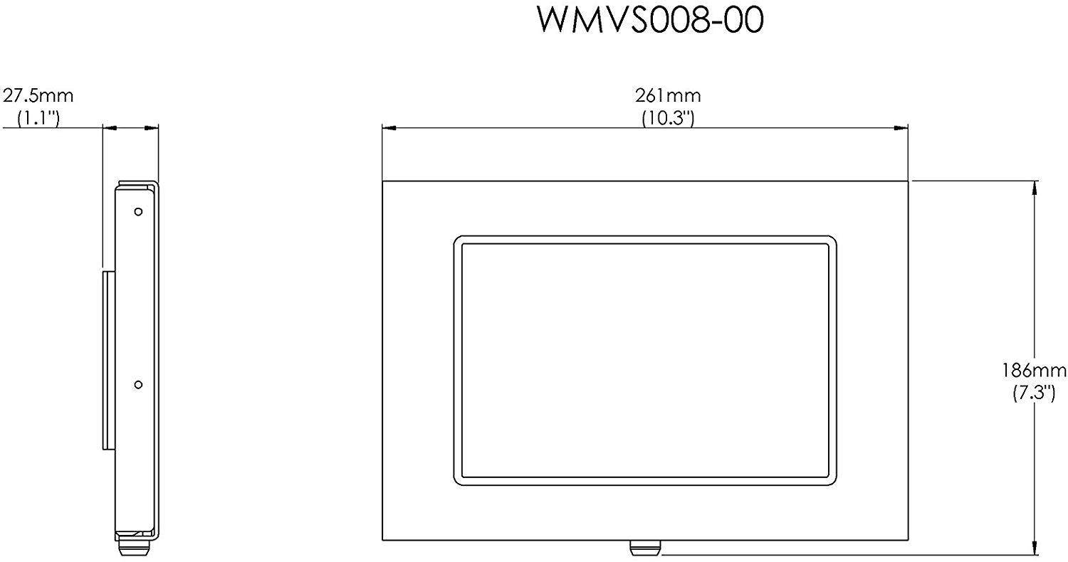 TABcare Locking Security Metal Case for Apple iPad 2 3 4 Tablet for Kiosk, POS, Store, Show Display (White, iPad 2/3/4)